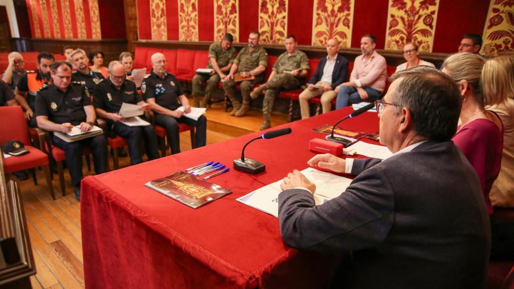 Un momento de la Junta de Seguridad.