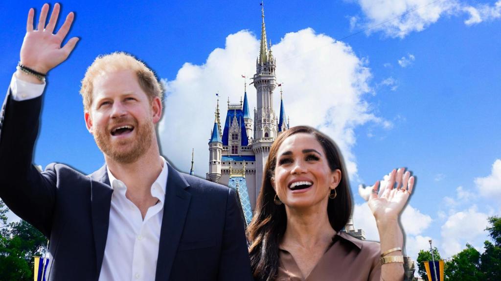 Meghan Markle y el príncipe Harry, en un montaje de JALEOS.
