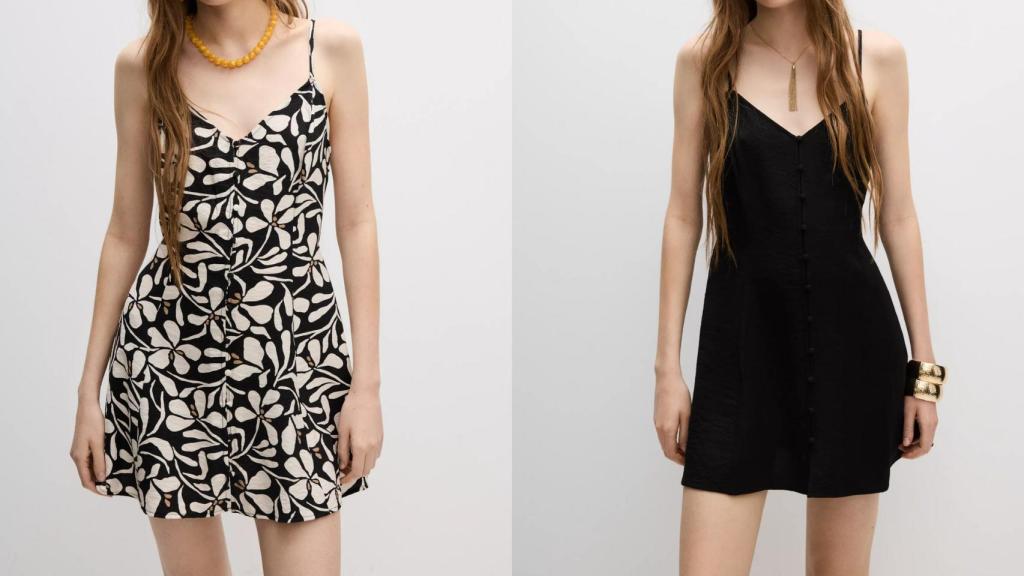 El modelo de Lefties en color negro y estampado.