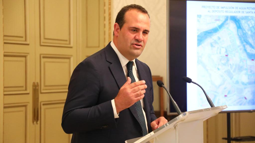 El alcalde de Santa Marta de Tormes, David Mingo