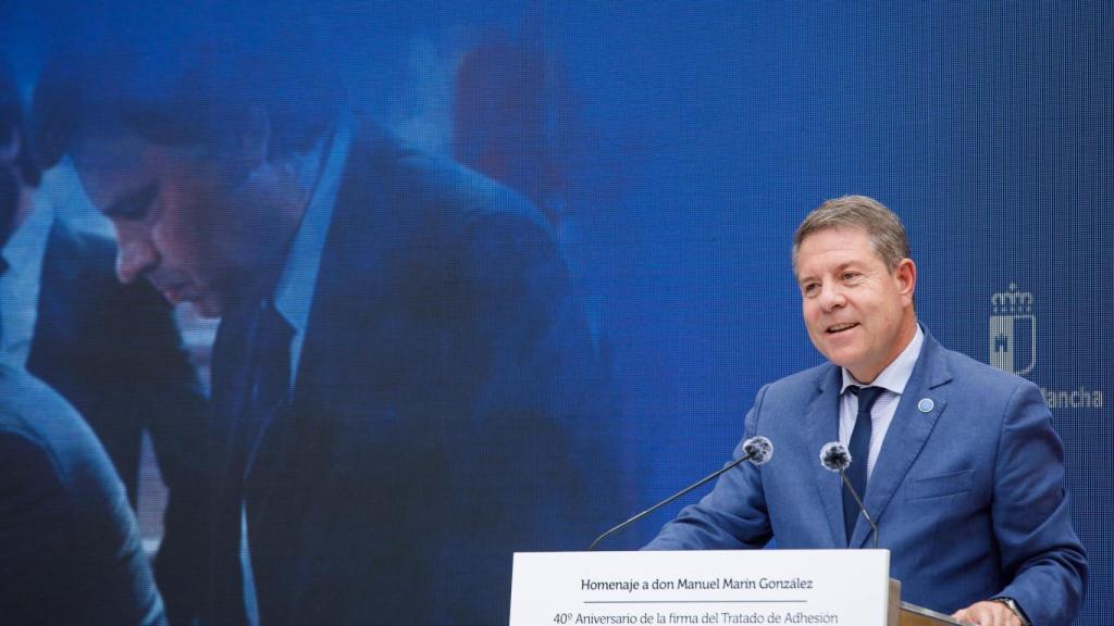 Page, durante el homenaje a Manuel Marín celebrado en Ciudad Real.