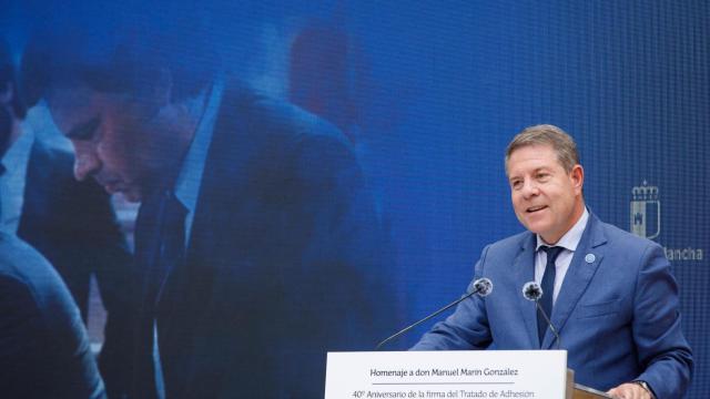 Page, durante el homenaje a Manuel Marín celebrado en Ciudad Real.