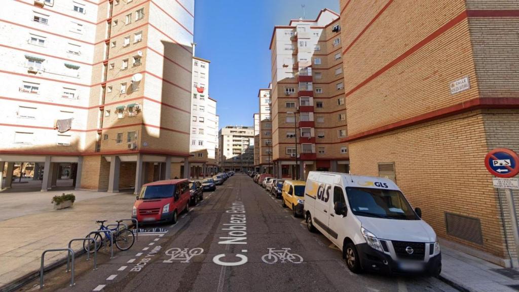 Calle Nobleza Baturra, en Zaragoza