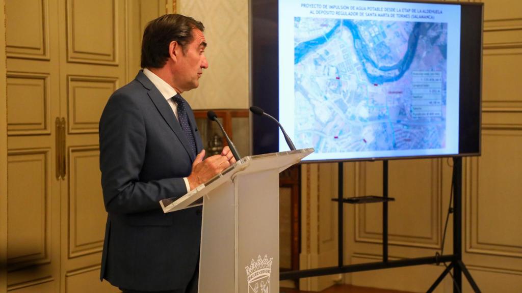 El consejero de Medio Ambiente, Vivienda y Ordenación del Territorio de la Junta de Castilla y León, Juan Carlos Suárez-Quiñones