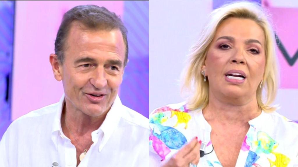 Alessandro Lequio y Carmen Borrego, en un fotomontaje