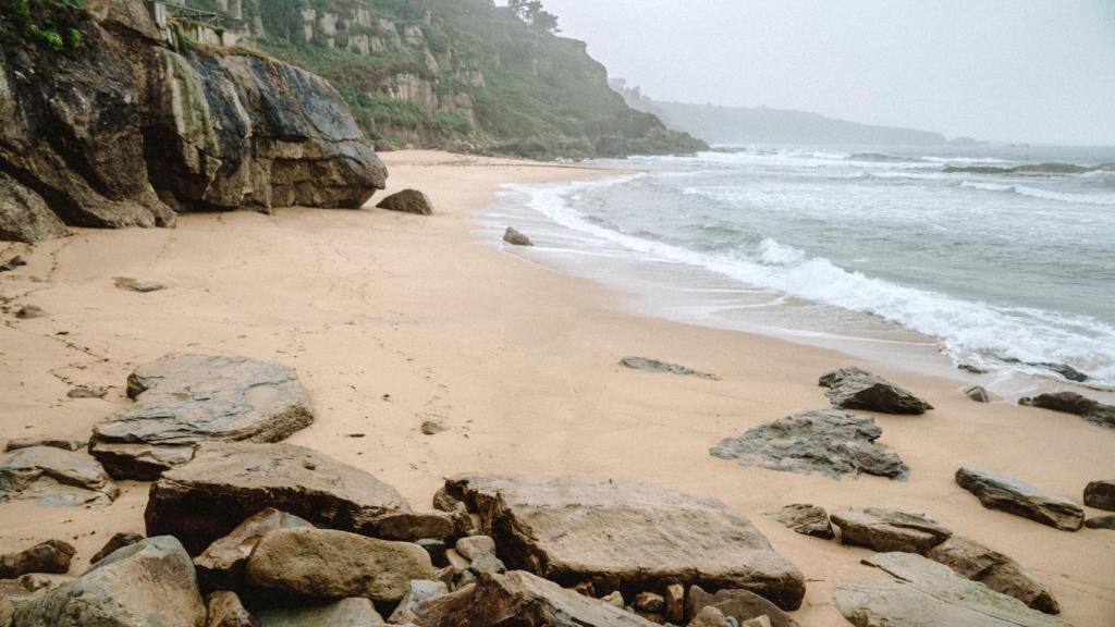 Una playa de Asturias.