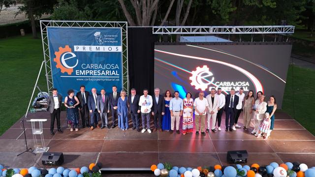Imagen de archivo de la edición anterior de los premios Carbajosa Empresarial