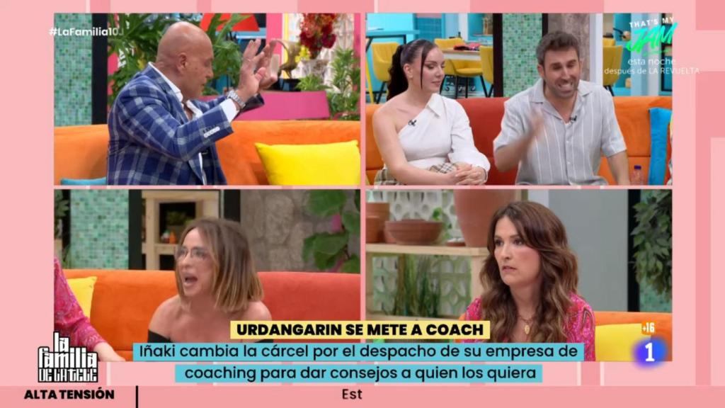 'La familia de la tele'.