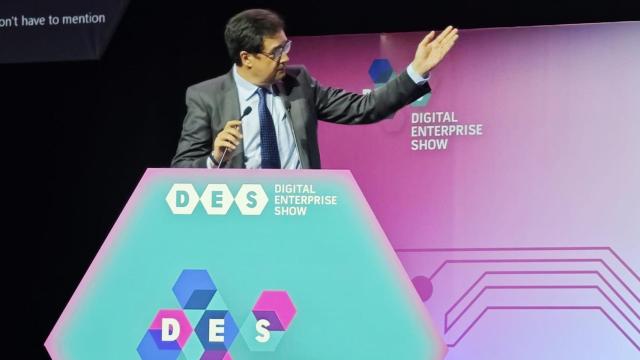 Óscar López, ministro de Transformación Digital y de la Función Pública, en DES 2025.