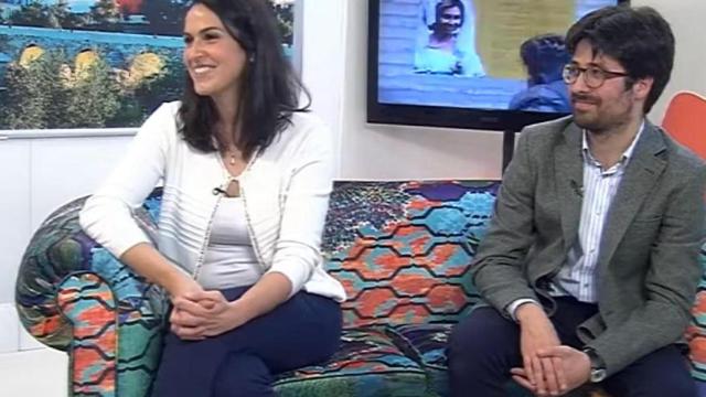 La diputada socialista, Desirée Benavides, y su marido, Jesús Zurita, durante una entrevista.