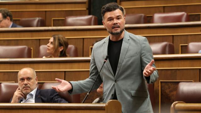 El portavoz de ERC en el Congreso, Gabriel Rufián.