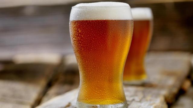 Cerveza recién servida.