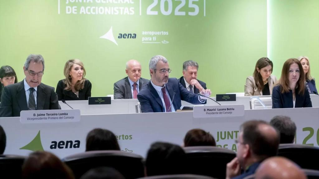 Imagen de la última junta de accionistas de Aena