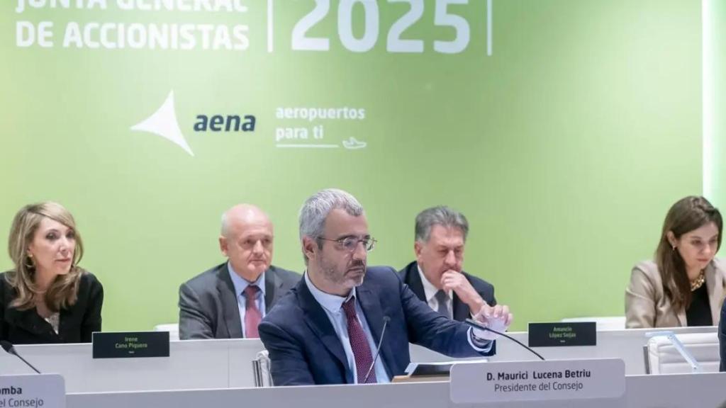 Imagen de la última junta de accionistas de Aena