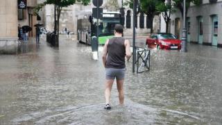 Una imagen de las inundaciones vividas en Valladolid