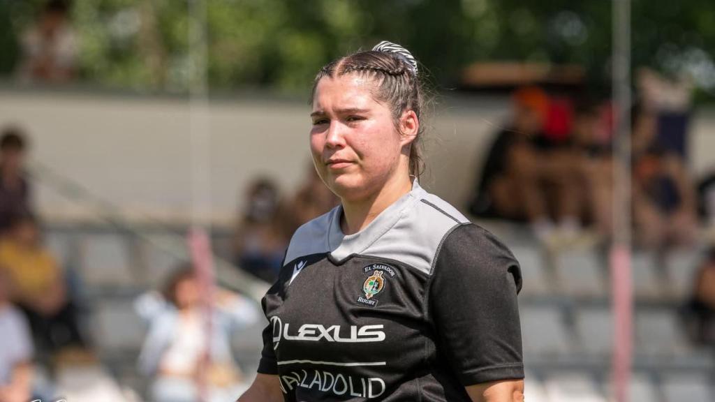 Elisa Castro durante un encuentro