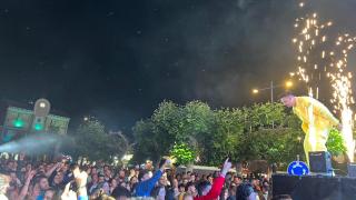 Uno de los conciertos durante las fiestas patronales de Villada, en imagen de archivo