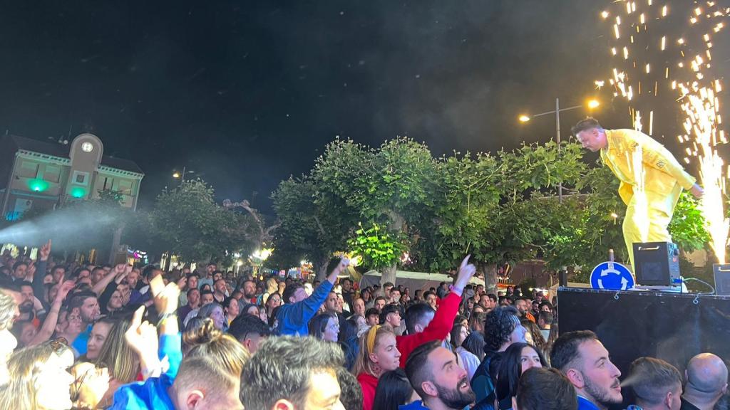 Uno de los conciertos durante las fiestas patronales de Villada, en imagen de archivo