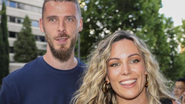 Edurne y De Gea.