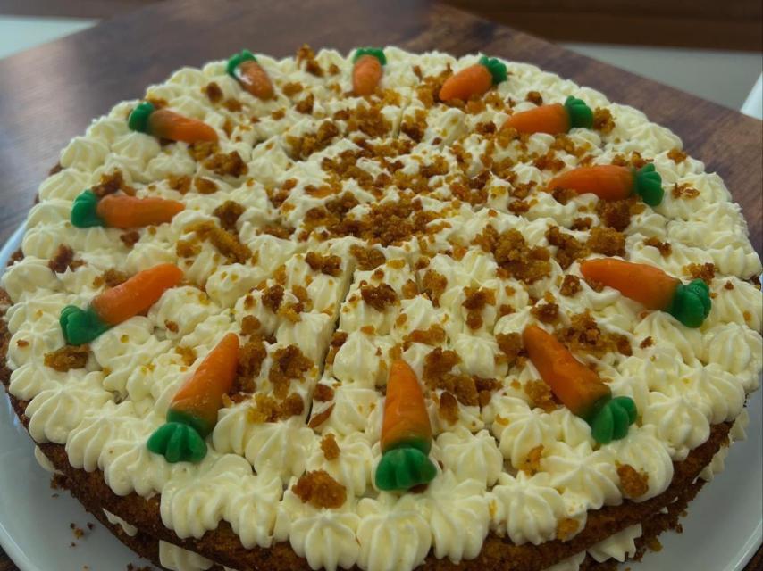 La sabrosa tarta de zanahoria