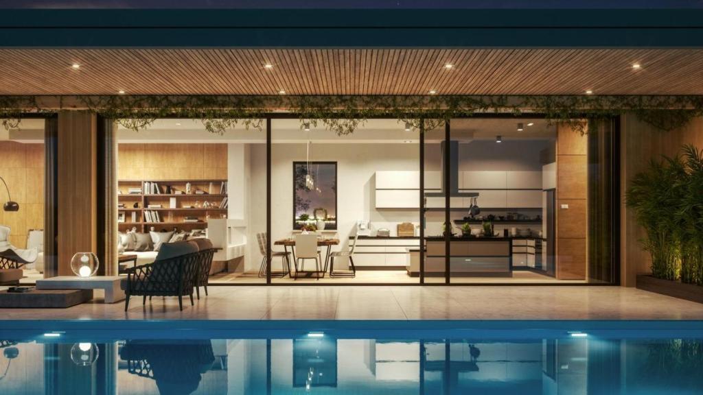 Imagen de archivo de un jardín.