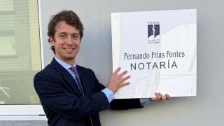 Fernando Frías, notario a los 24 año, el más joven de España en su profesión.
