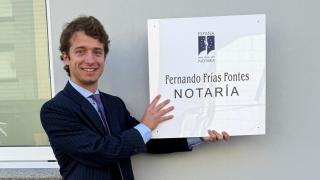 Fernando Frías, notario a los 24 año, el más joven de España en su profesión.