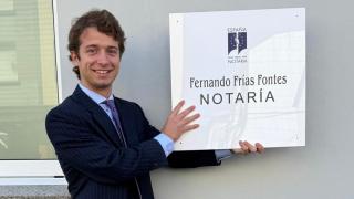 Fernando Frías, notario a los 24 año, el más joven de España en su profesión.