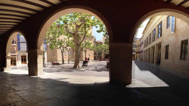 Plaza Mayor de Aspe, Alicante.