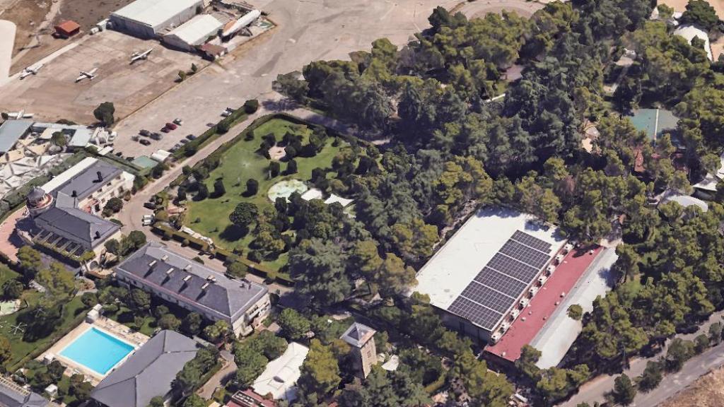 Vista aérea del Mirador de Cuatro Vientos, en Madrid.
