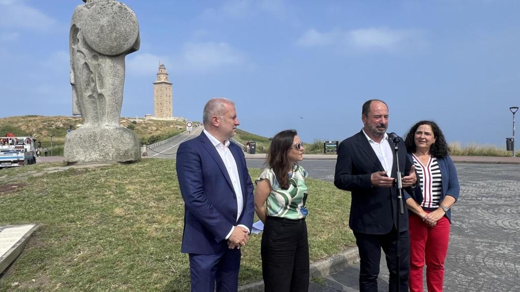 Instante del acto de presentación de las actuaciones.