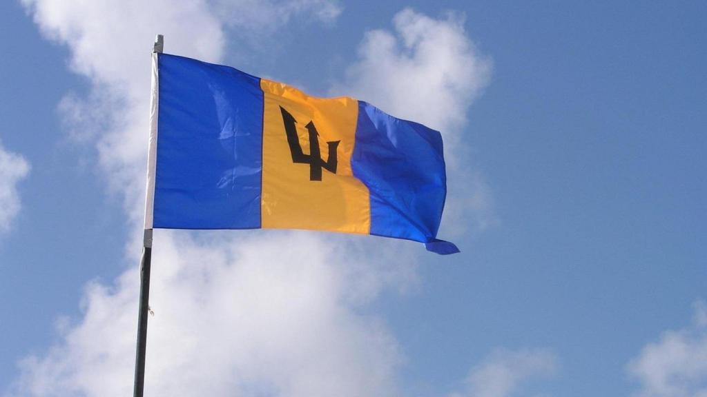 La bandera de Barbados.