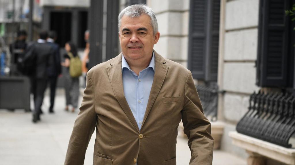 Santos Cerdán este miércoles en el Congreso.