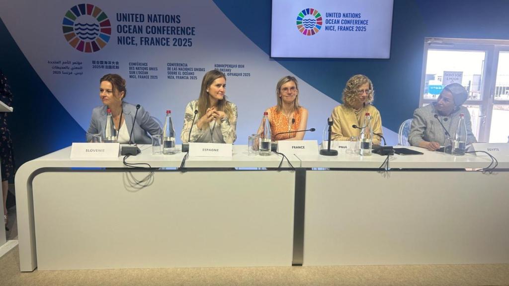La ministra para la Transición Ecológica en la Cumbre de los Océanos de la ONU que se celebra en Niza.