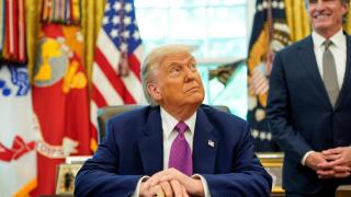 El presidente de Estados Unidos, Donald Trump, el martes en  el Despacho Oval de la Casa Blanca.