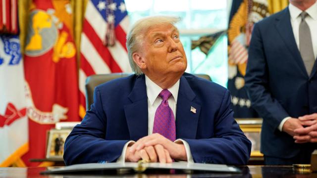 El presidente de Estados Unidos, Donald Trump, el martes en  el Despacho Oval de la Casa Blanca.