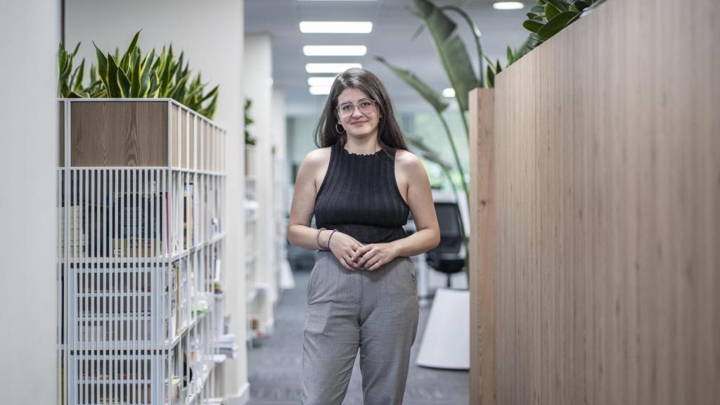 Joana Marcús durante la entrevista con EL ESPAÑOL.