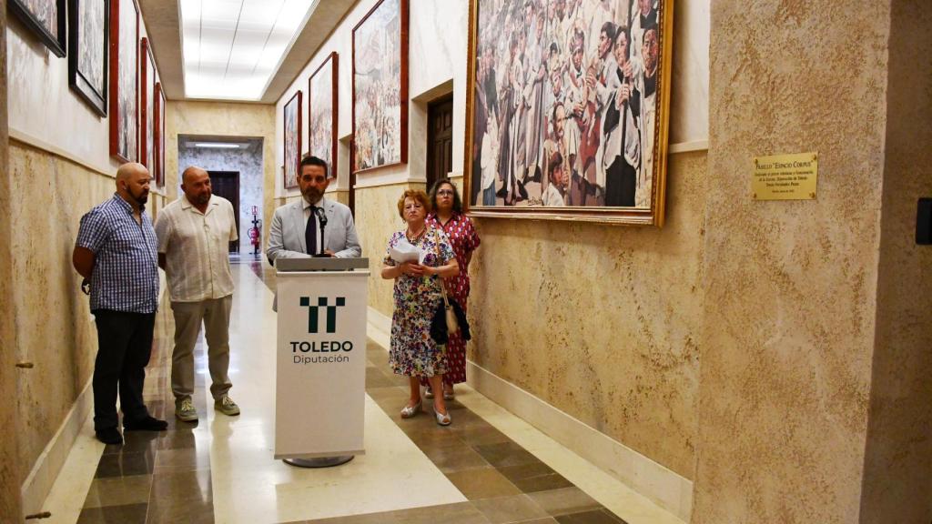 Inauguración de la exposición. Foto: Diputación de Toledo.