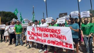 Protesta en el Parador de Molina de Aragón. Foto: CSIF.