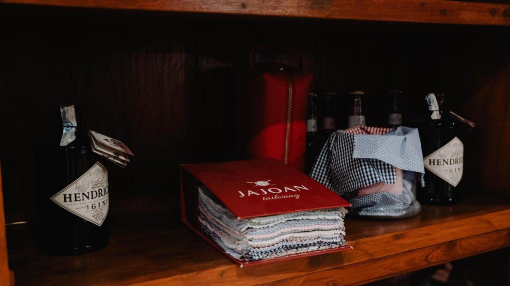 Detalle de unas telas de Jajoan.