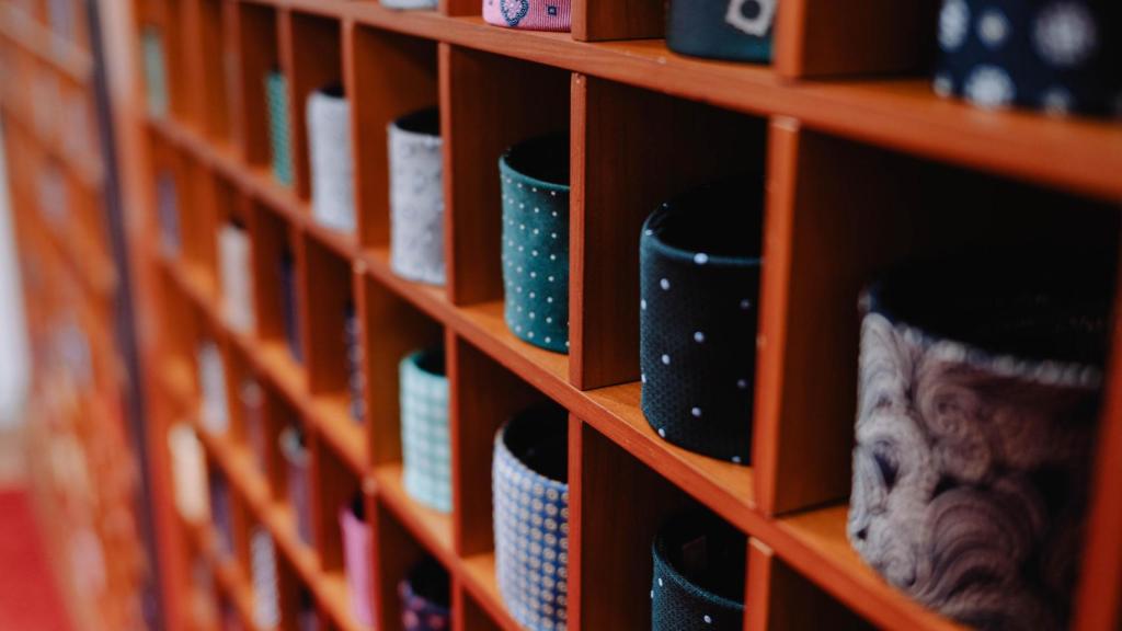 Una selección de corbatas de traje de la sastrería Jajoan.