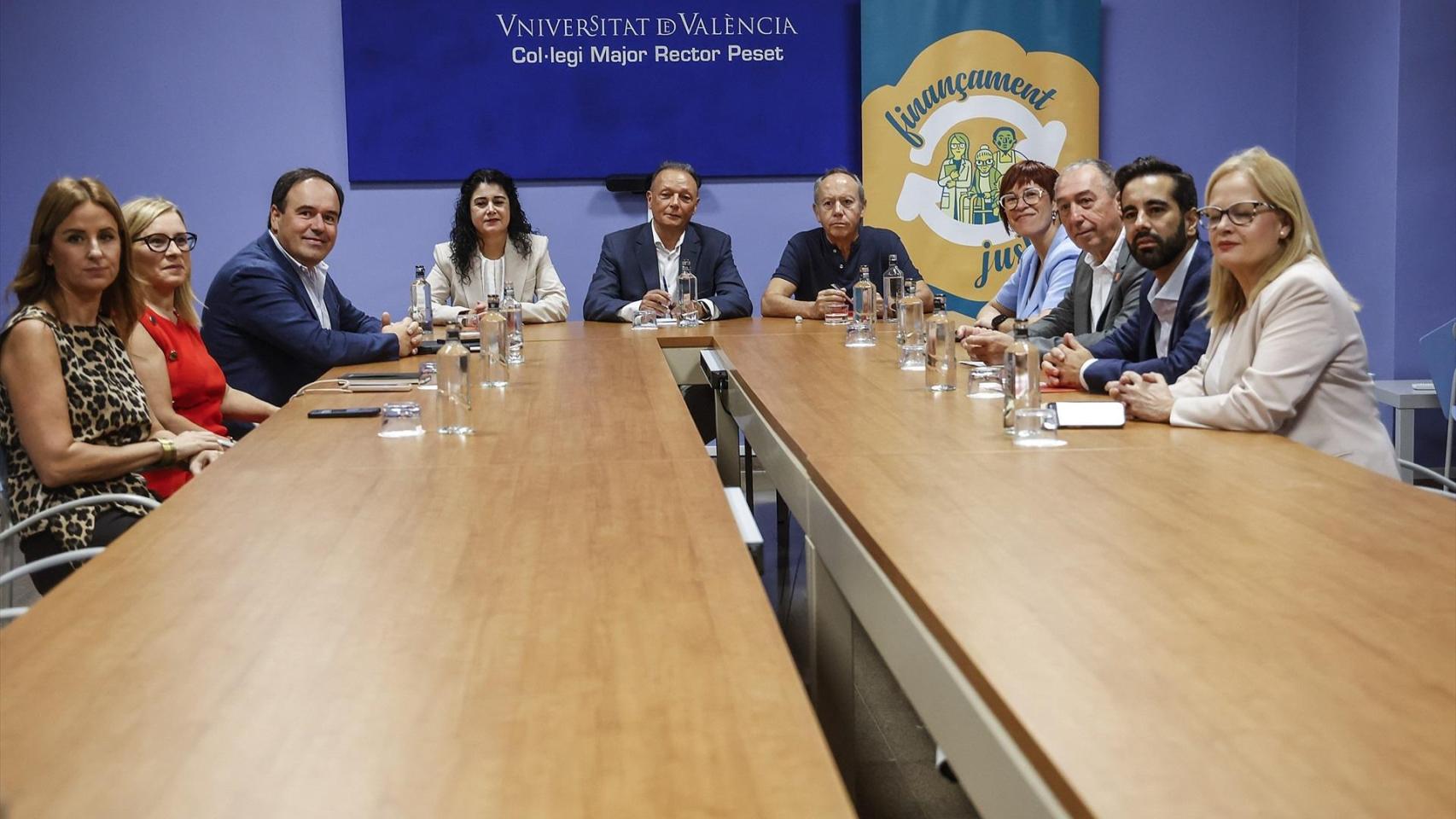 Última reunión de la plataforma en 2024. Rober Solsona / Europa Press