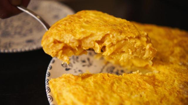 Tortilla del Restaurante Marte en Santiago de Compostela