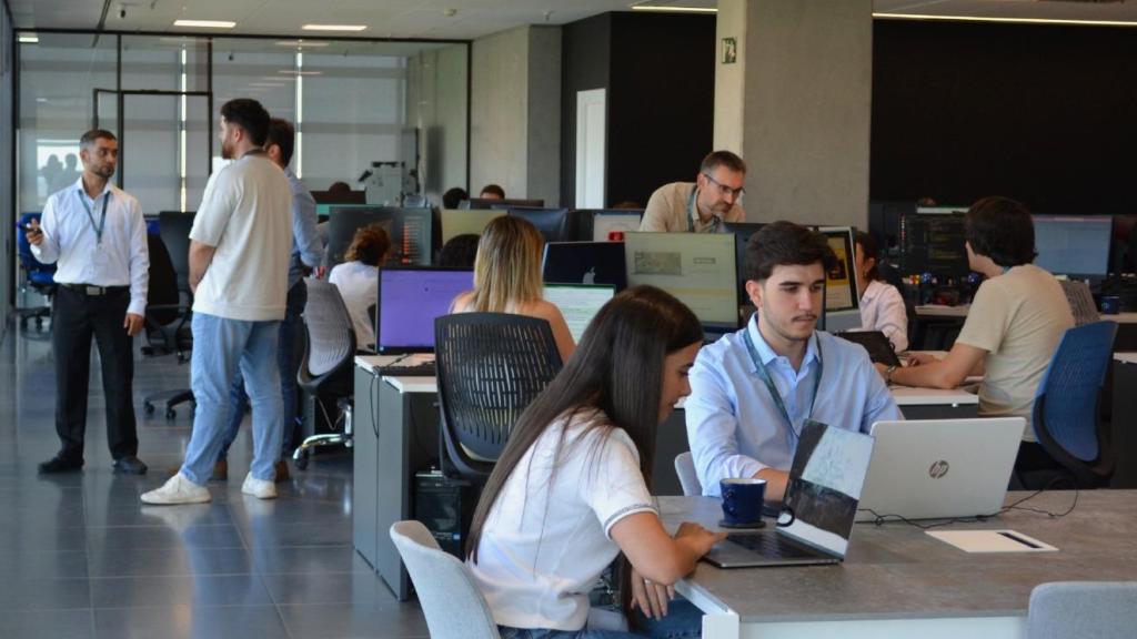 En las instalaciones de EyesCloud3D, que cuenta con 45 empleados.