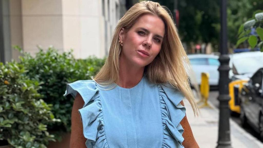 Amelia Bono luciendo un mono 'denim'.