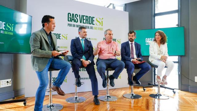 Presentación de la plataforma “Gas Verde, Sí”.
