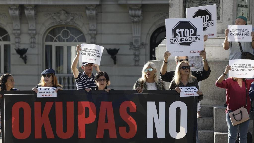 Manifestacion contra la okupación.