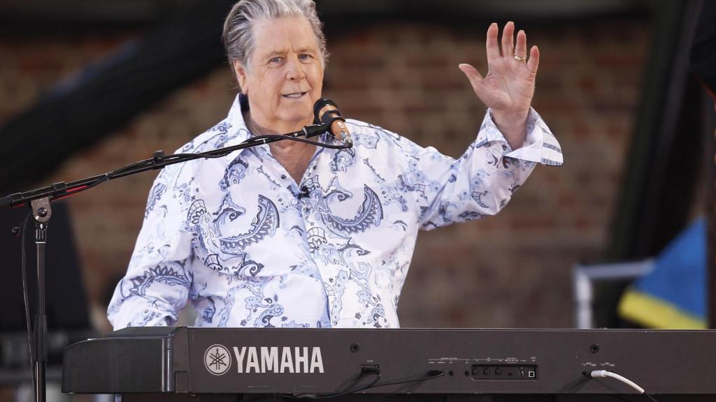 El vocalista de Beach Boys Brian Wilson.