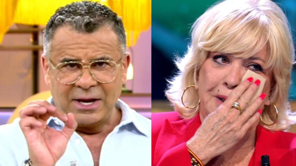 Jorge Javier y Bárbara Rey, en un fotomontaje