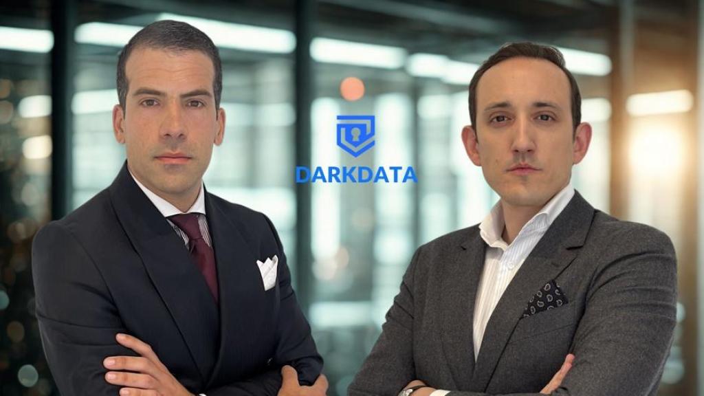 El fundador y COO de DarkData, Martín Brea, junto a Sergio Fernández, CEO de la startup.